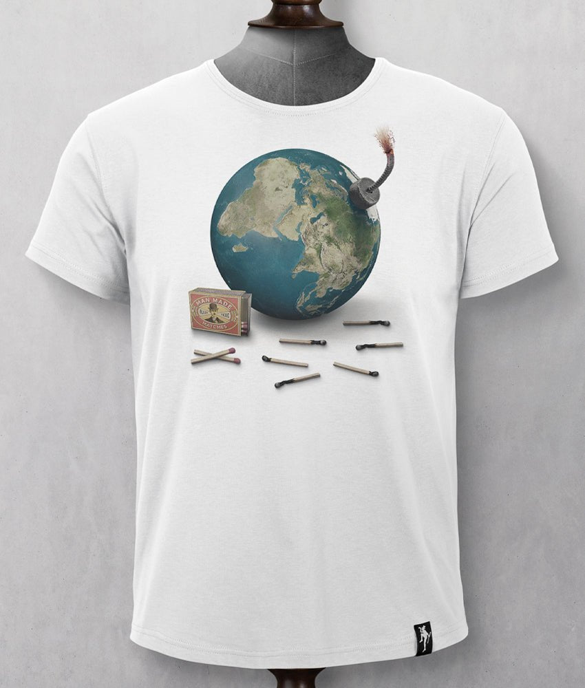 Dirty Velvet T-Shirt - Man Made - Clothing by Dirty Velvet