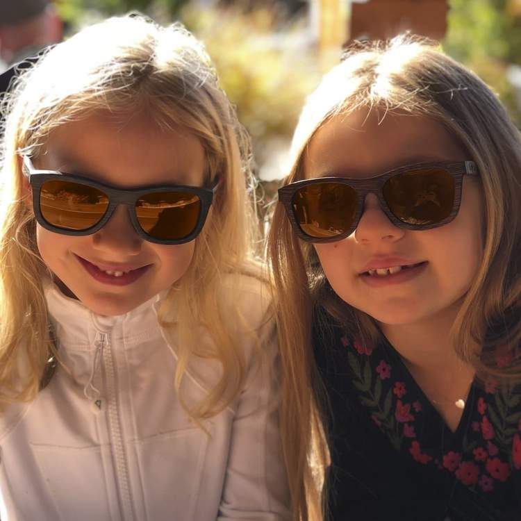 Kids Dark Bamboo (6 to 12 yrs) - Sunglasses by Wildwood