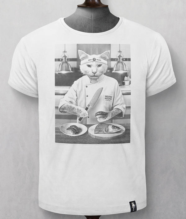 Dirty Velvet T-Shirt - Sushi Cat