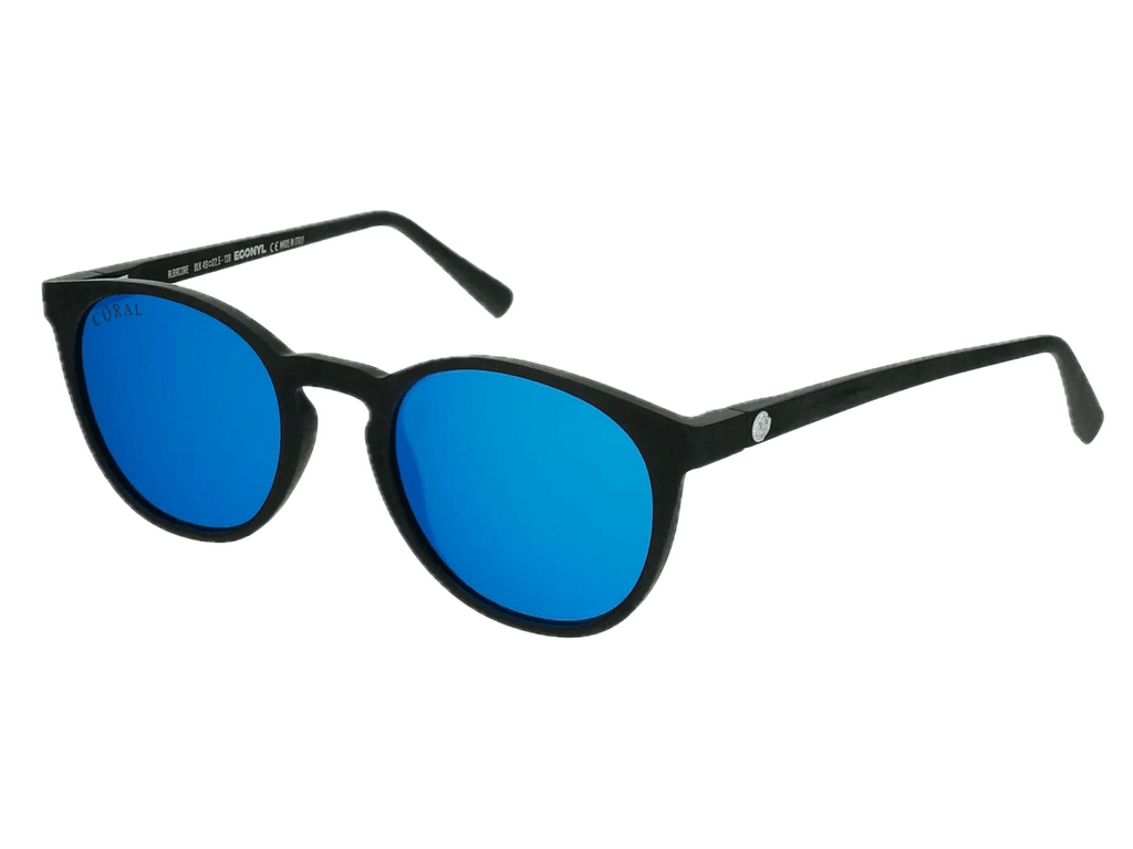 Albacore Black - Red/Blue Mirror - Sunglasses by Coral Eyewear