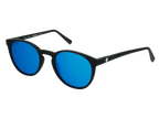 Albacore Black - Red/Blue Mirror - Sunglasses by Coral Eyewear