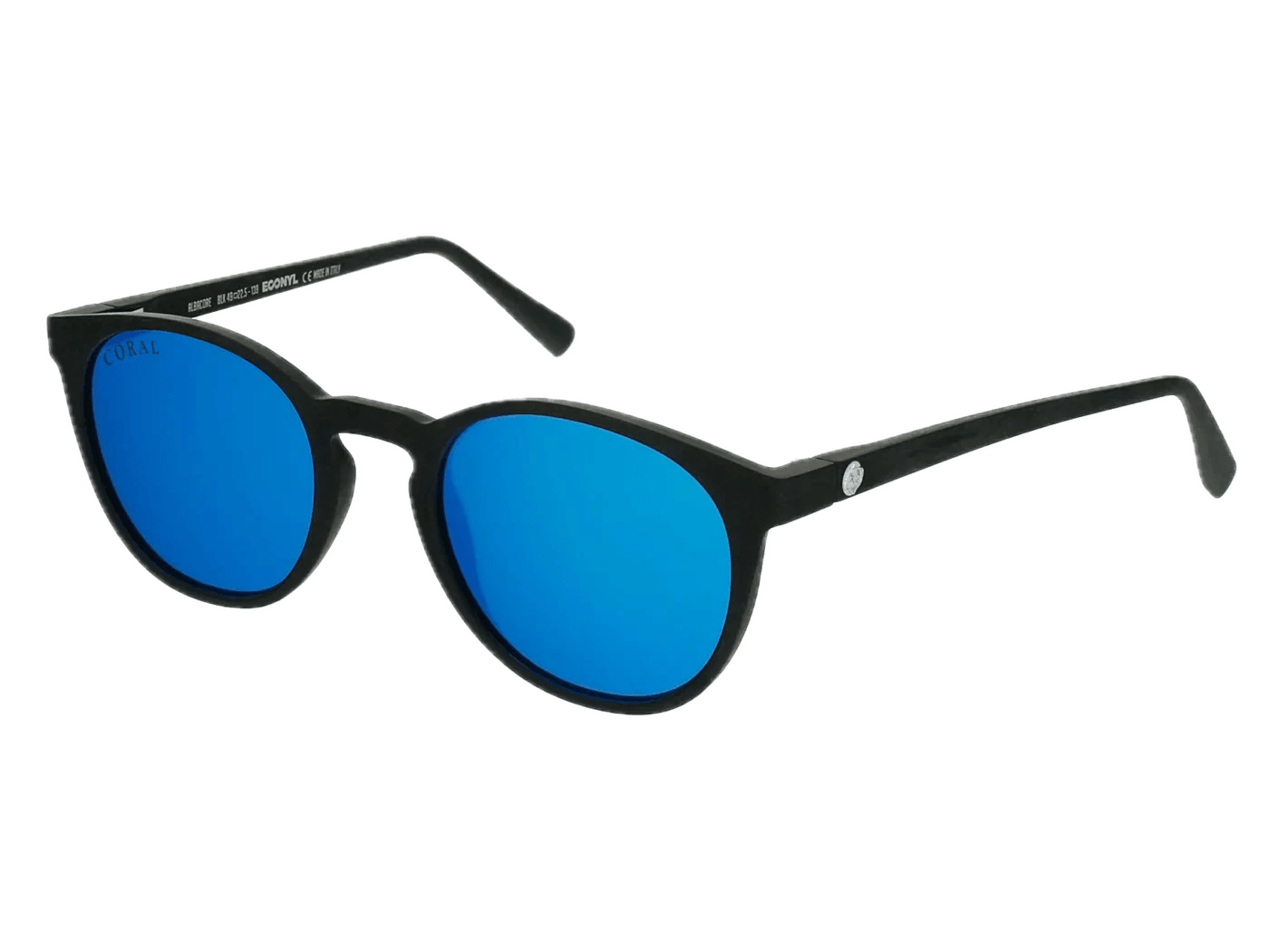 Albacore Black - Red/Blue Mirror - Sunglasses by Coral Eyewear