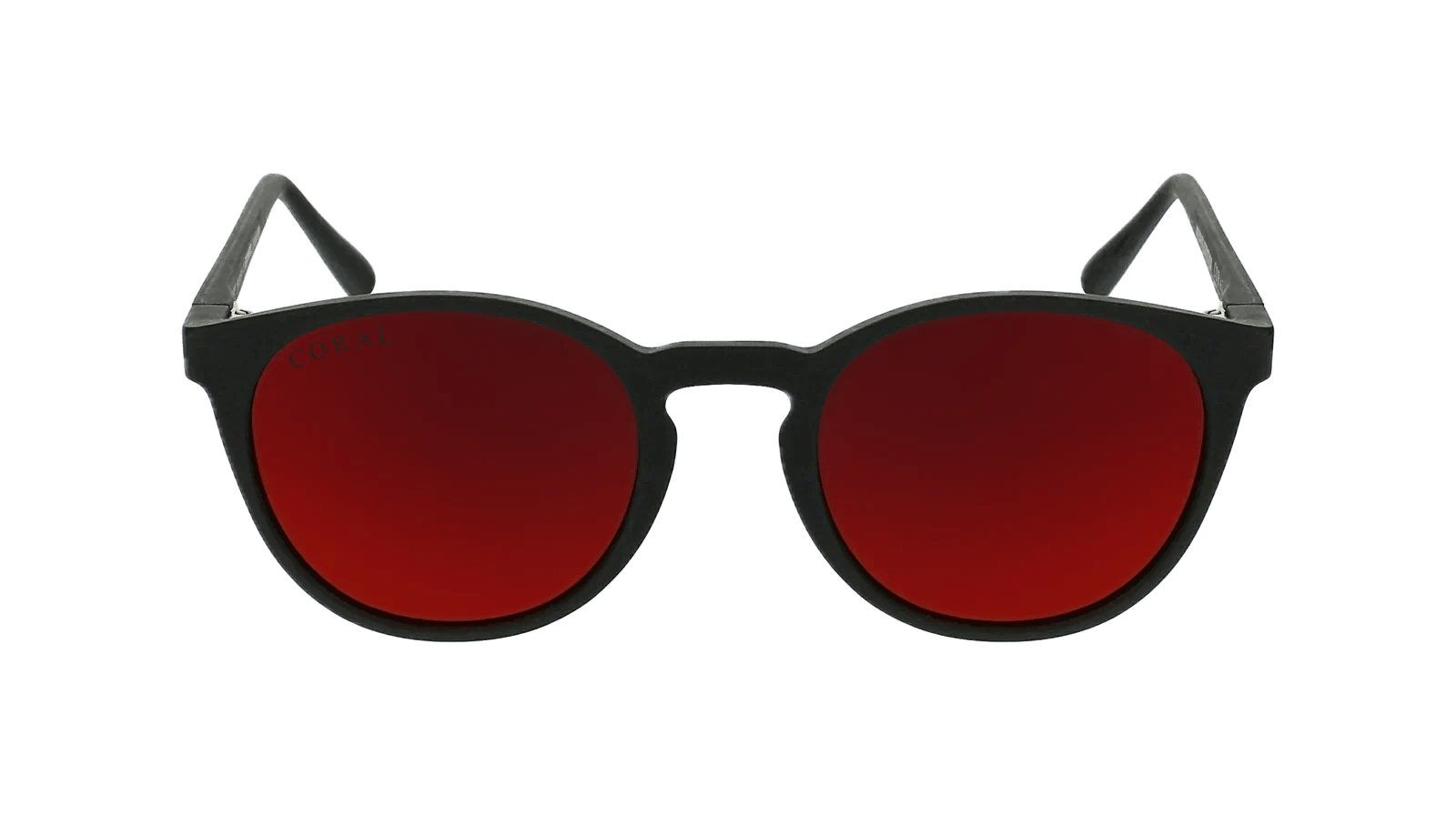 Albacore Black - Red/Blue Mirror - Sunglasses by Coral Eyewear