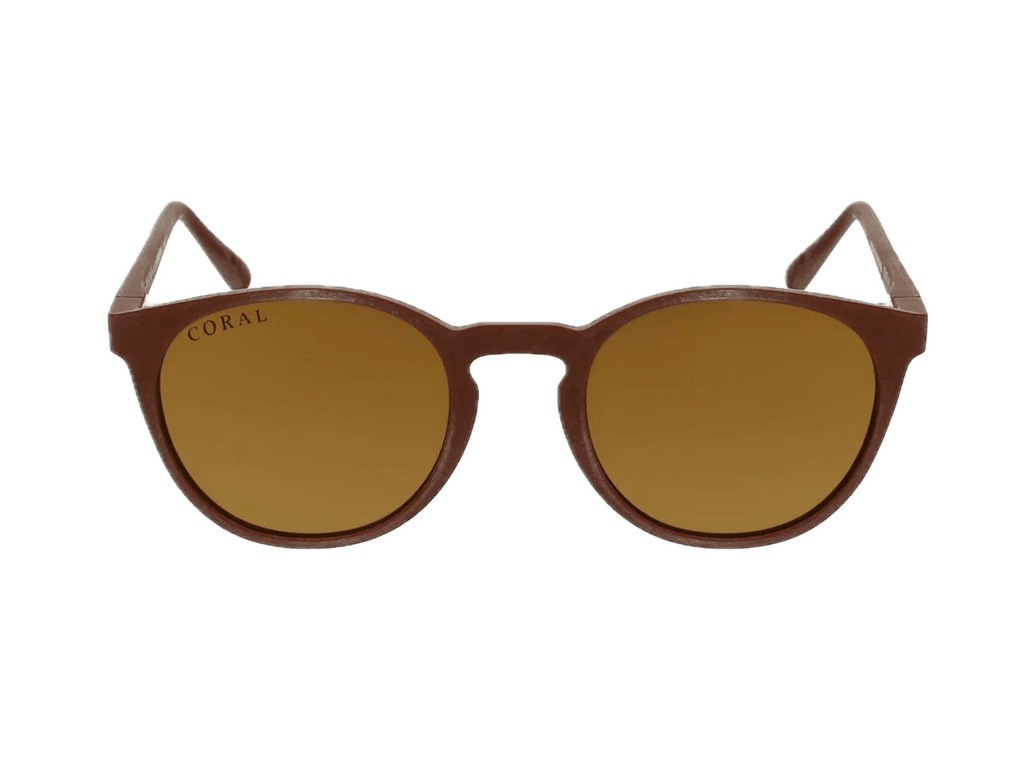 Albacore Brown - Gold Mirror - Sunglasses by Coral Eyewear
