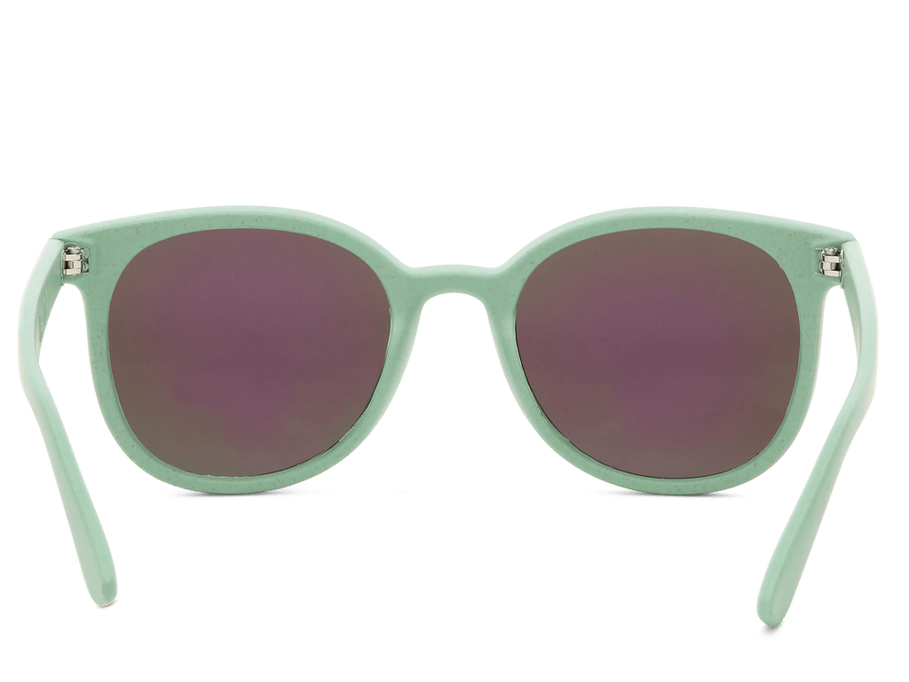 BioSunnies Tropical Mirror Sunglasses In Sea Green