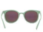 BioSunnies Tropical Mirror Sunglasses In Sea Green