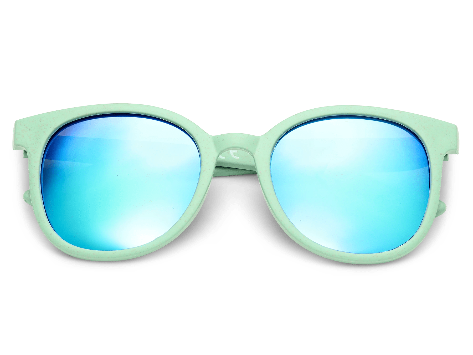 BioSunnies Tropical Mirror Sunglasses In Sea Green