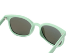 BioSunnies Tropical Mirror Sunglasses In Sea Green