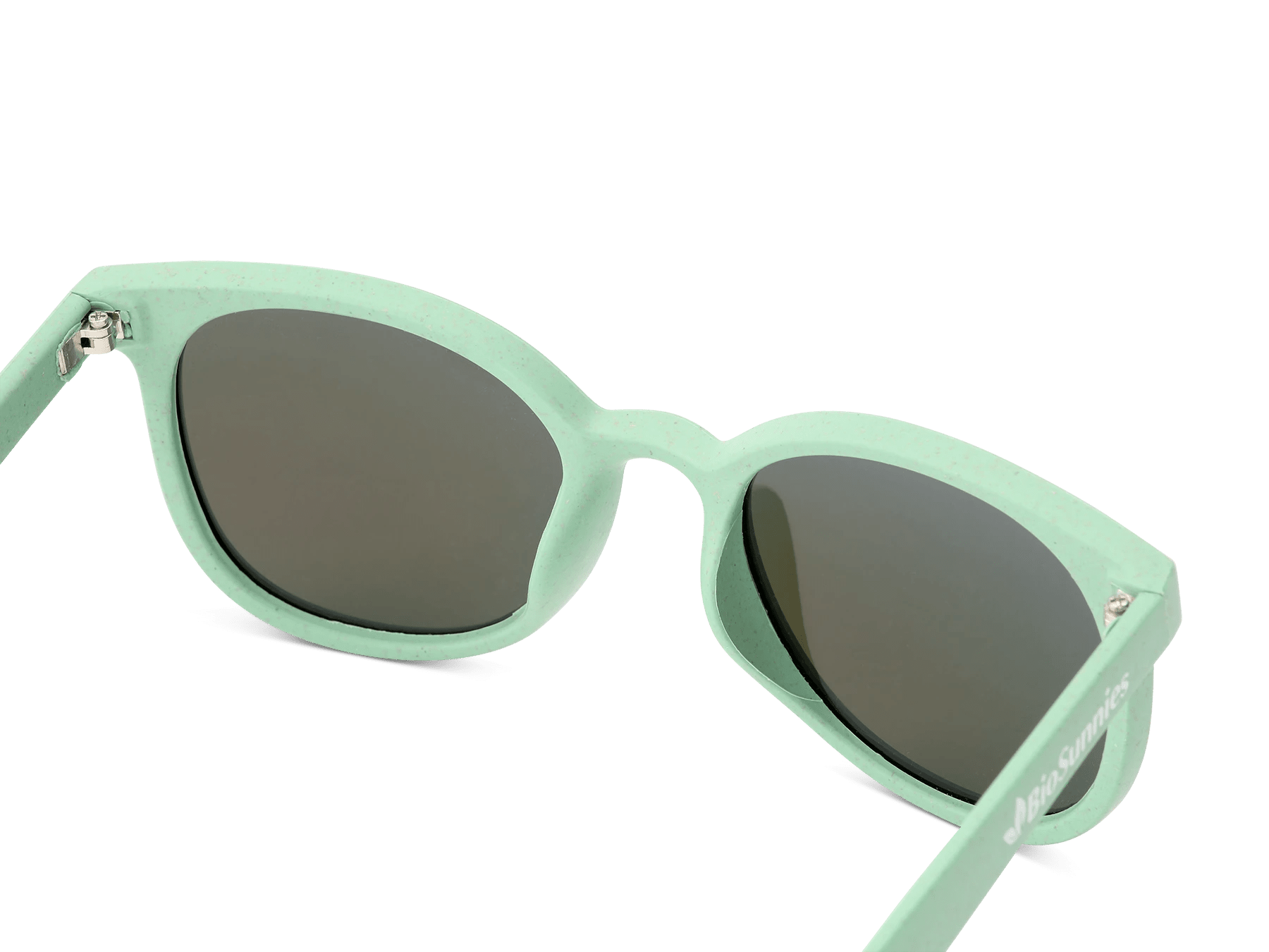 BioSunnies Tropical Mirror Sunglasses In Sea Green