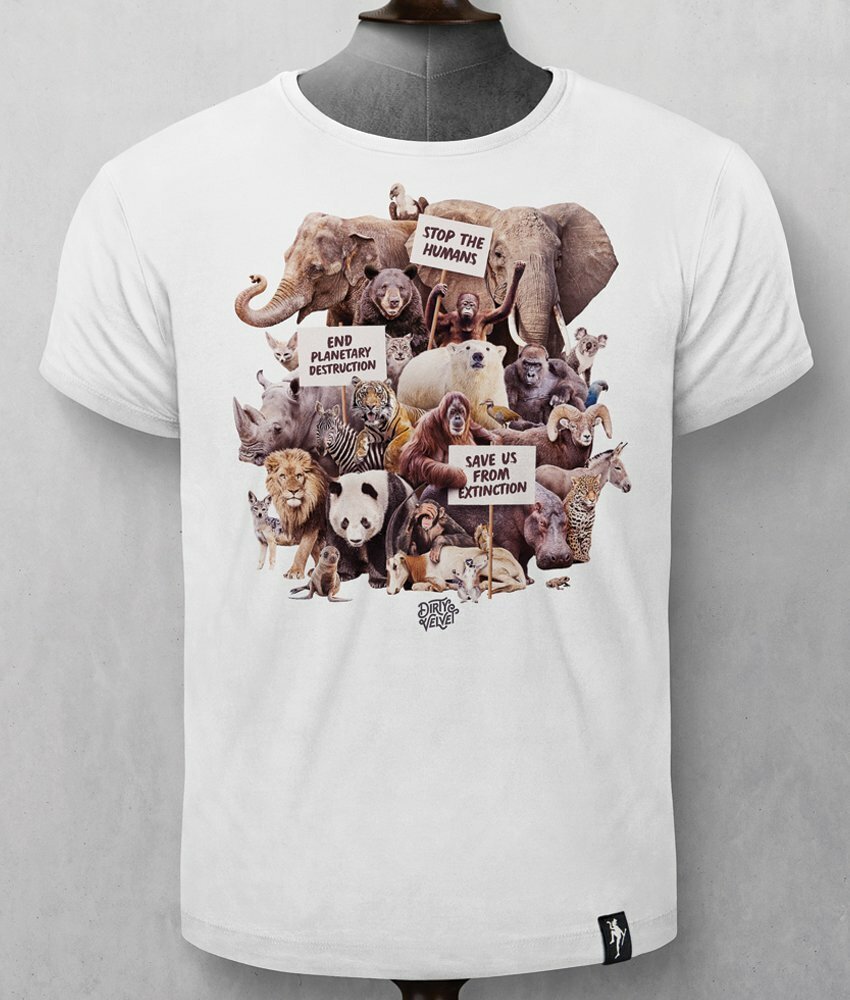 Dirty Velvet T-Shirt - Animal Activists - Clothing by Dirty Velvet
