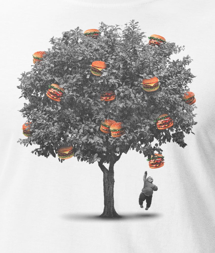 Dirty Velvet T-Shirt - Burger Tree - Clothing by Dirty Velvet