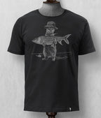 Dirty Velvet T-Shirt - Catfish Black - Clothing by Dirty Velvet