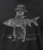 Dirty Velvet T-Shirt - Catfish Black - Clothing by Dirty Velvet