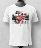 Dirty Velvet T-Shirt - Creature Attack White - Clothing by Dirty Velvet