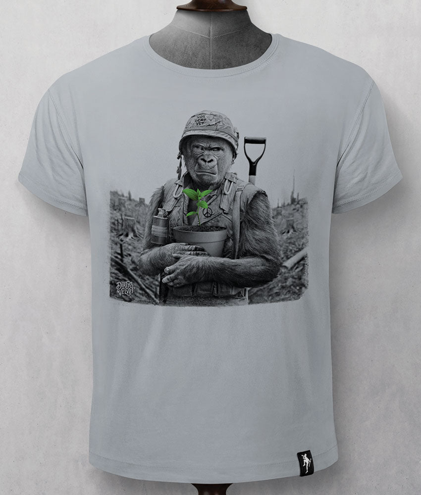 Dirty Velvet T-Shirt - Gorilla Warfare - Clothing by Dirty Velvet
