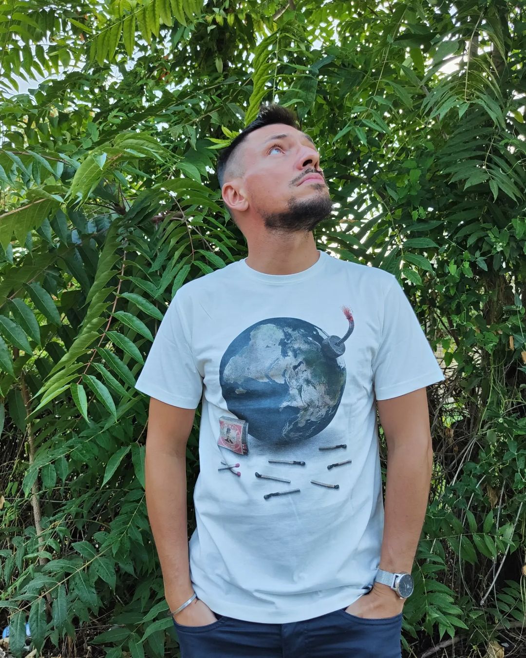 Dirty Velvet T-Shirt - Man Made - Clothing by Dirty Velvet