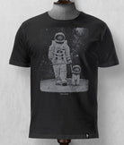 Dirty Velvet T-Shirt - Moon Walkies (Black) - Clothing by Dirty Velvet