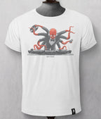 Dirty Velvet T-Shirt - Octo DJ - Vintage White - Clothing by Dirty Velvet