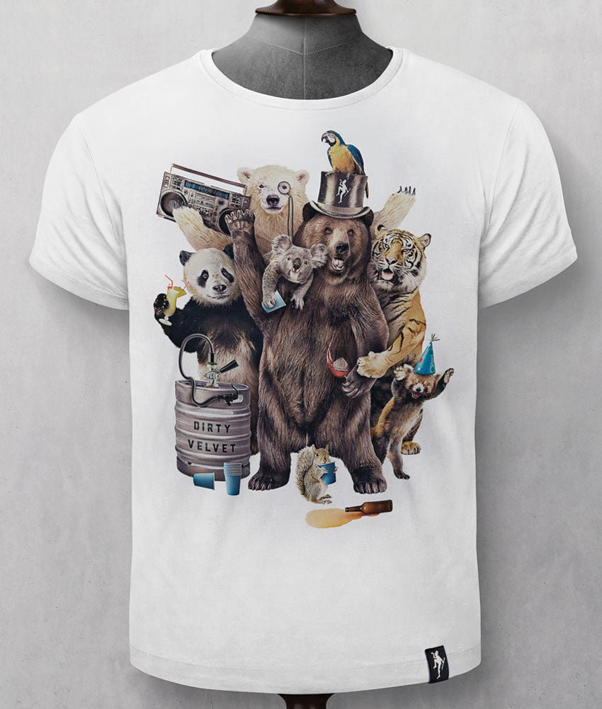 Dirty Velvet T-Shirt - Party Animals - Clothing by Dirty Velvet