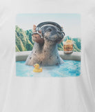 Dirty Velvet T-Shirt - Sounds Of The Sea White - Clothing by Dirty Velvet