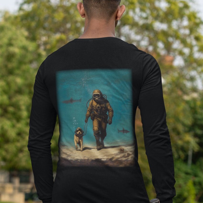 Diver Dog Long Sleeve Tee - Long Sleeve Tee by Epic Tees