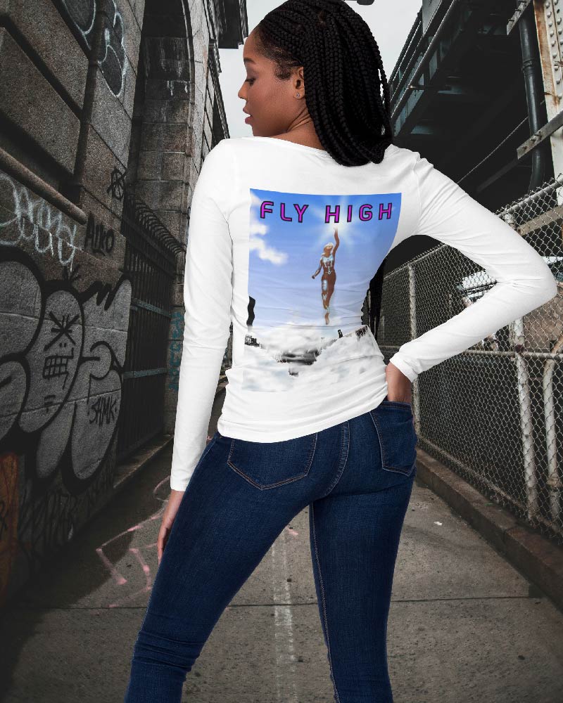 Women's High Flyer Long Sleeve Tee From Epic Tees