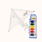 Imagination kite with paints