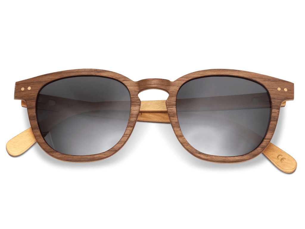 Lisbon - Gorgeous walnut and maple sunglasses - Sunglasses by Wildwood