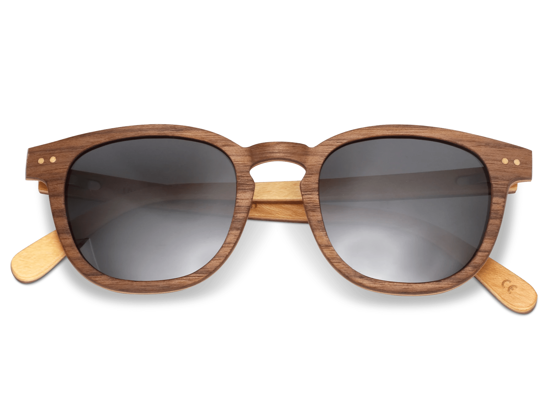 Lisbon - Gorgeous walnut and maple sunglasses - Sunglasses by Wildwood