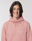 Organic cruiser hoodie front close