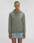 Heather Khaki Organic Hoodie