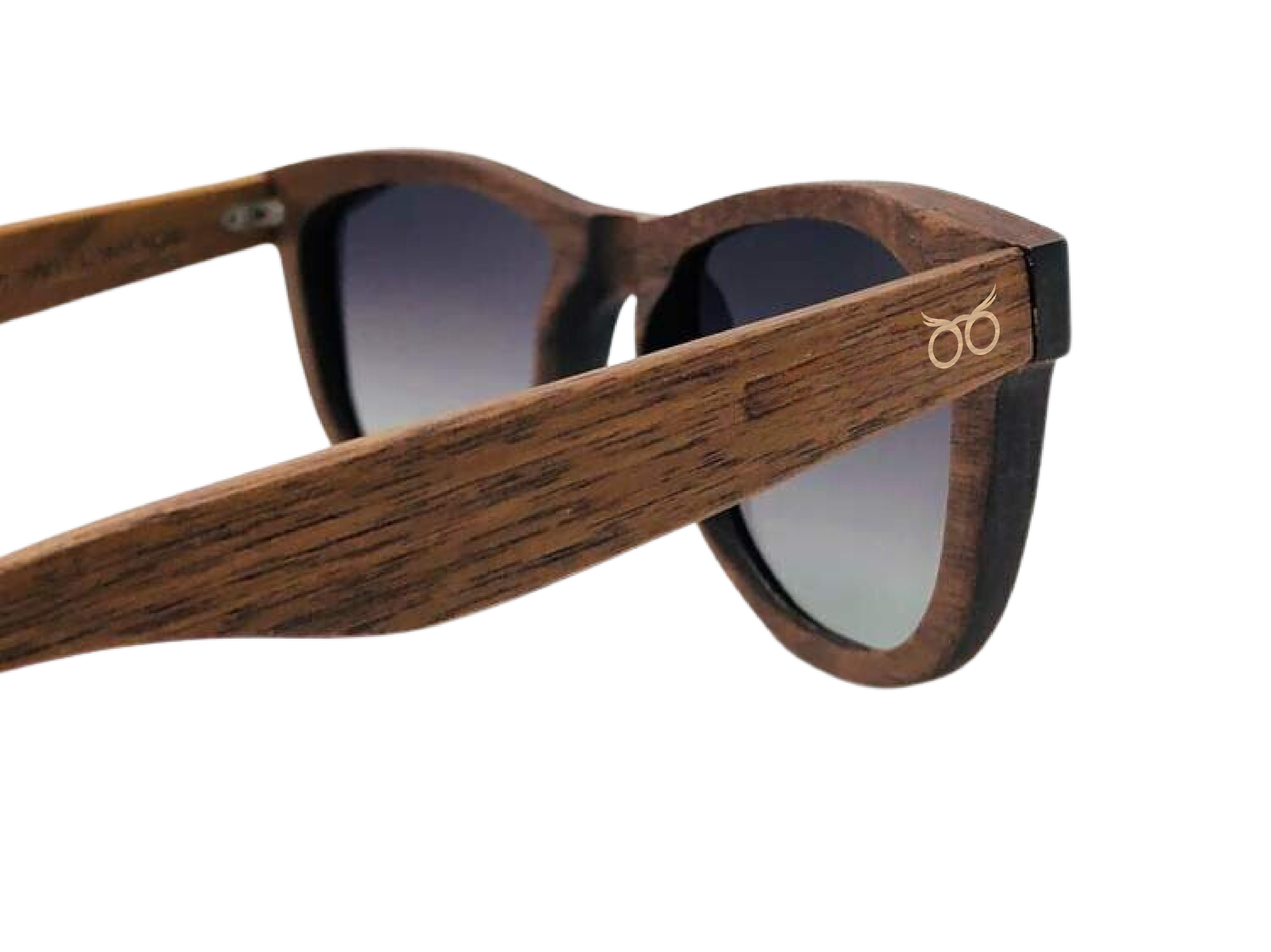 Plastic wood sunglasses on sale