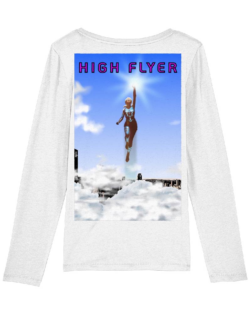Women's High Flyer Long Sleeve Tee - Long Sleeve Tee by Epic Tees