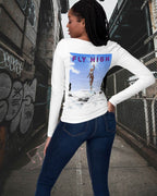 Women's High Flyer Long Sleeve Tee - Long Sleeve Tee by Epic Tees