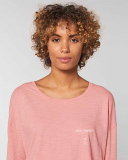 Women's pink surfer tshirt