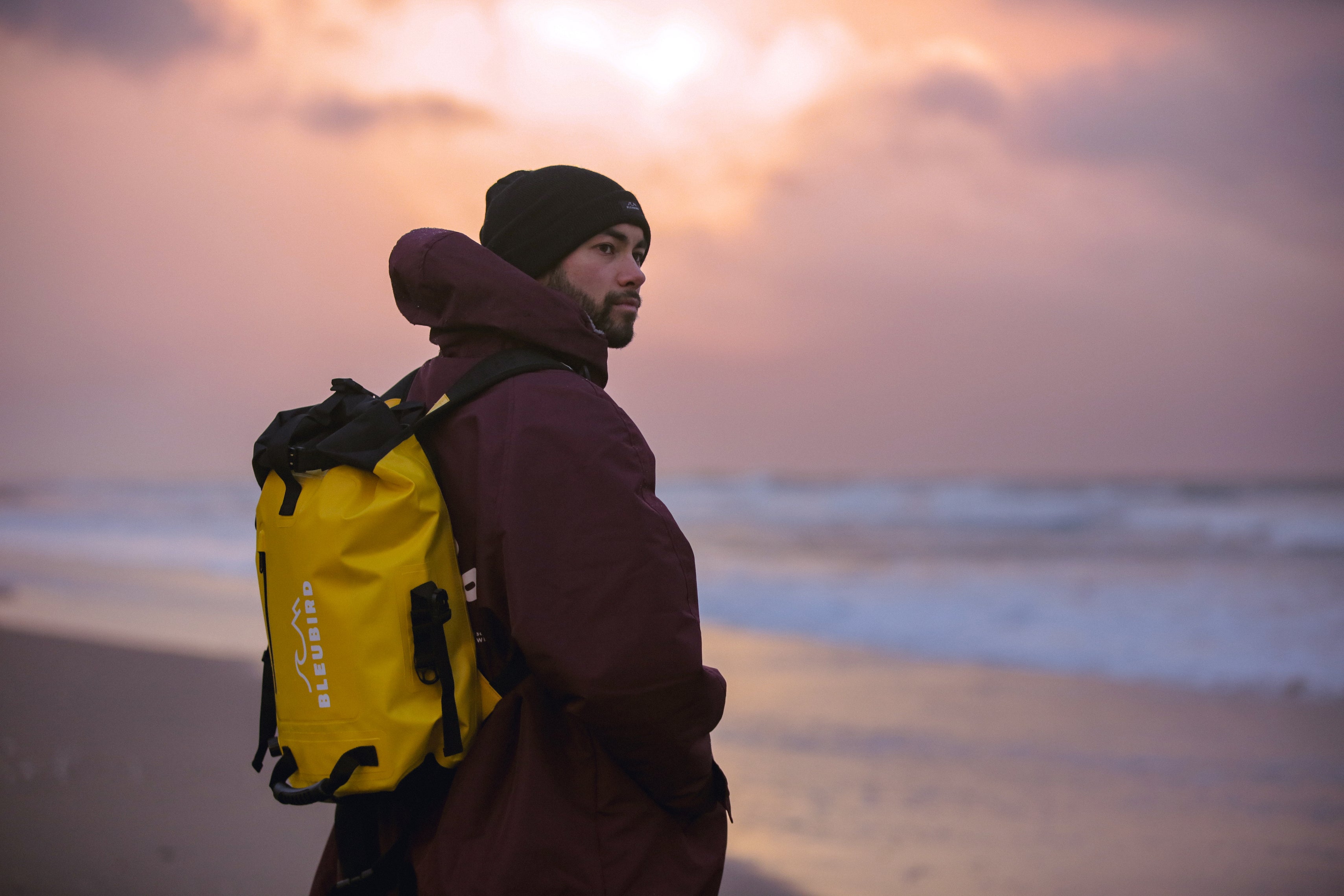 Yellow Drybag Backpack 40L - Yellow – Eco Beach