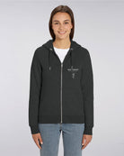 Women's Fitted Organic Zipper Hoodie From Eco Beach