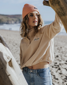 Bleubird Cropped Fleece - Sand From Bleubird