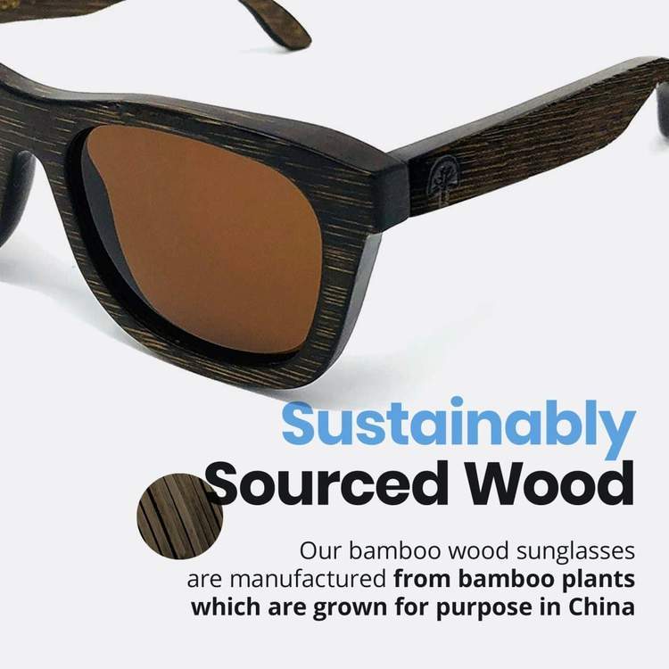 Kids Dark Bamboo (6 to 12 yrs) - Sunglasses by Wildwood