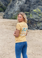 Bleubird Tides Tee - Yellow From Bleubird