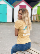 Bleubird Tides Tee - Yellow From Bleubird